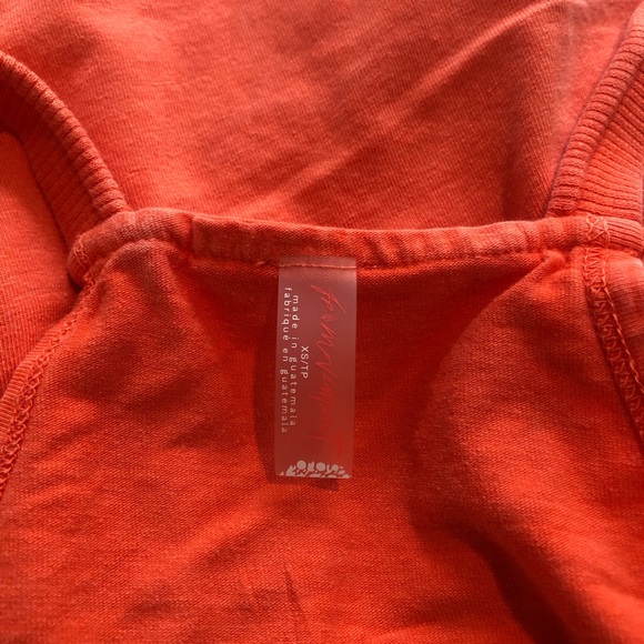 Free People Hot Shot Mini Dress With Pockets In Cherry Tomato. NWT! Sz M, XL - Picture 13 of 14